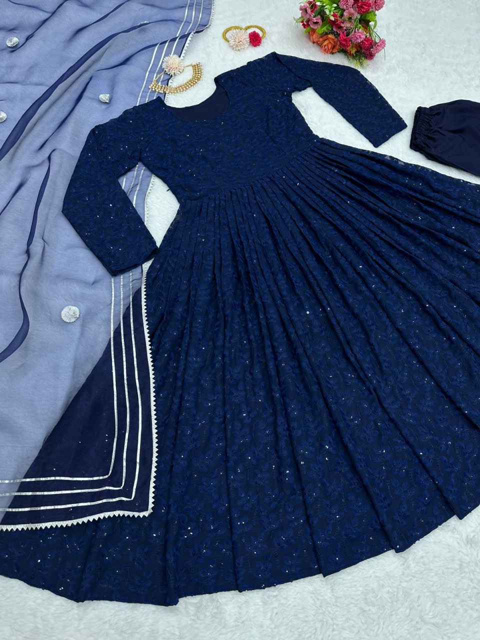 Buy Latest Blue Kurta Set For Women Online in India - Joshindia