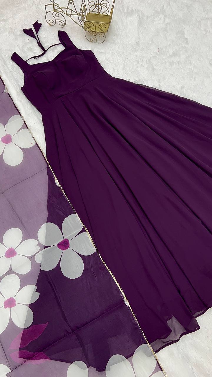Zapakasa Women Sparkly Dark Purple Lace-Up Back Mermaid Prom Dress with  Beading