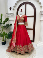 WeddingHeavy Boutique Chinon Lehenga Choli with Coding &amp; Sequence Work