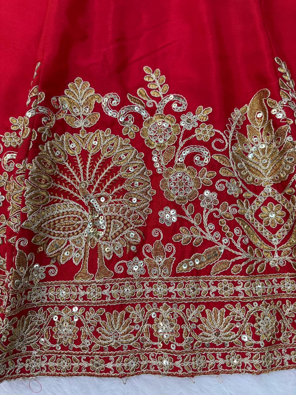 WeddingHeavy Boutique Chinon Lehenga Choli with Coding &amp; Sequence Work
