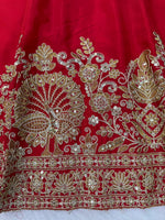 WeddingHeavy Boutique Chinon Lehenga Choli with Coding &amp; Sequence Work