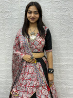 Premium Ajrakh Printed Lehenga Choli – Navratri Special Heavy Rayon Cotton Set
