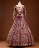 Butterfly Net Lehenga with Sequins Embroidery &amp; Cancan Canvas Layers | Semi-Stitched