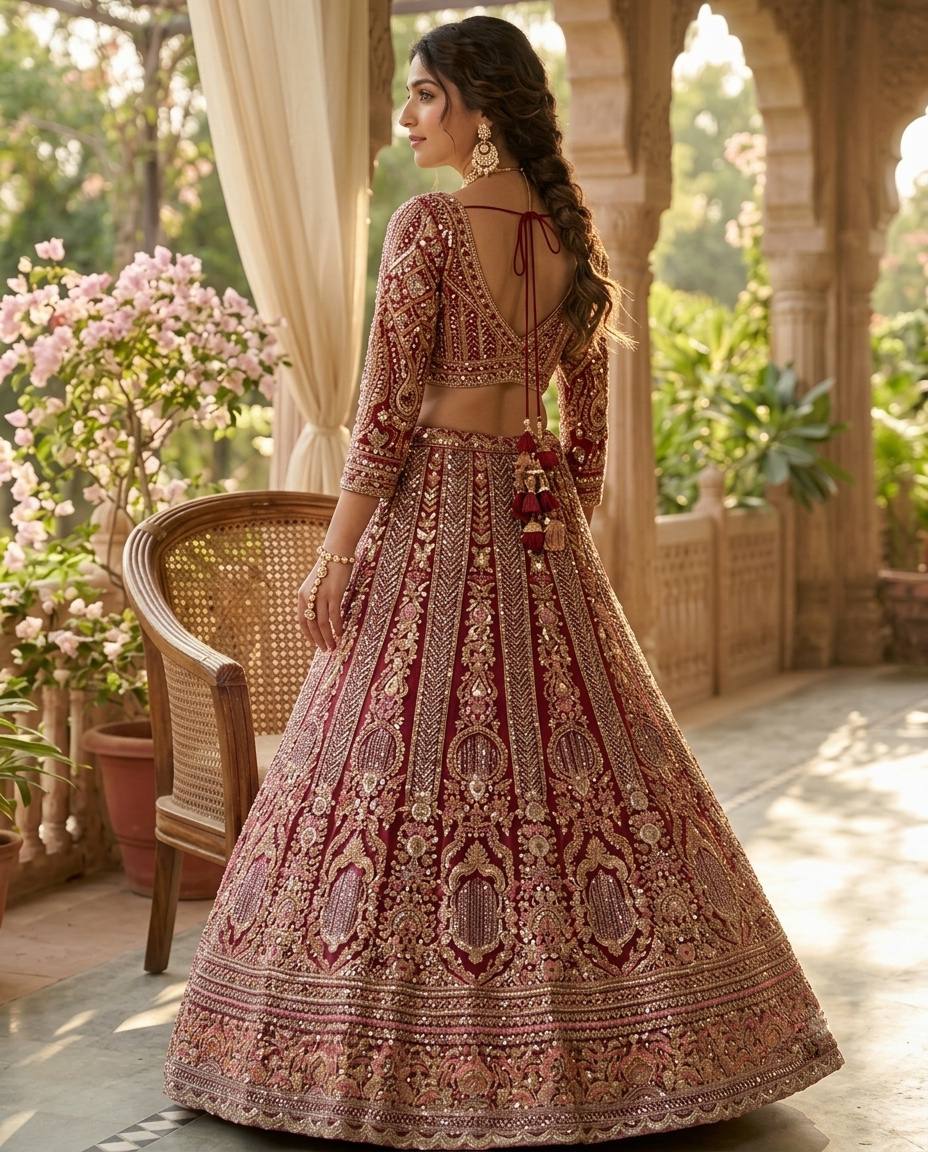 Butterfly Net Lehenga with Sequins Embroidery &amp; Cancan Canvas Layers | Semi-Stitched