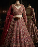 Butterfly Net Lehenga with Sequins Embroidery &amp; Cancan Canvas Layers | Semi-Stitched