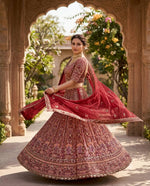 Butterfly Net Lehenga with Sequins Embroidery &amp; Cancan Canvas Layers | Semi-Stitched