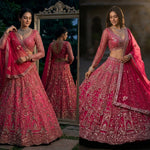 Soft Net Lehenga with Coding Sequins Work &amp; Cancan Canvas Layers | Semi-Stitched