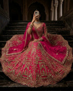 Soft Net Lehenga with Coding Sequins Work &amp; Cancan Canvas Layers | Semi-Stitched