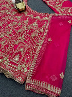 Soft Net Lehenga with Coding Sequins Work &amp; Cancan Canvas Layers | Semi-Stitched