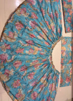Premium Tabby Silk Lehenga with Beads &amp; Digital Print Work &amp; Cancan Canvas Layers