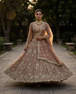 Soft Net Lehenga with Coding Sequins Work &amp; Cancan Canvas Layers | Semi-Stitched