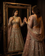 Soft Net Lehenga with Coding Sequins Work &amp; Cancan Canvas Layers | Semi-Stitched