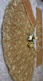 Soft Net Lehenga with Coding Sequins Work &amp; Cancan Canvas Layers | Semi-Stitched