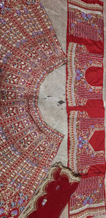 DESIGNER BRIDALRED WEDDINGLEHENGA