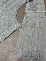 Premium Faux Georgette Lehenga with Sequins Embroidery &amp; Butterfly Net Dupatta