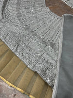 Premium Faux Georgette Lehenga with Sequins Embroidery &amp; Butterfly Net Dupatta