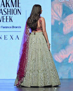 Premium Faux Georgette Lehenga with Sequins Embroidery &amp; Butterfly Net Dupatta
