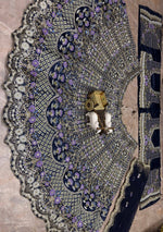 BLUE WEDDING BRIDAL DESIGNER LEHENGA
