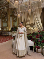 DESIGNER ANARKALI SUITWITH ORGANZA DUPATTA