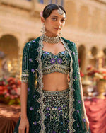 WEDDING BRIDAL GREENHEAVY MONO SATIN SILK