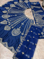 Premium Designer Blue Bridal Wedding lehenga