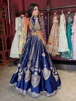 Premium Designer Blue Bridal Wedding lehenga