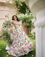 Premium Masti Silk Embroidered Flared Lehenga Choli Set