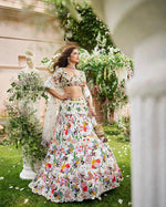 Premium Masti Silk Embroidered Flared Lehenga Choli Set