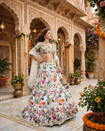 Premium Masti Silk Embroidered Flared Lehenga Choli Set
