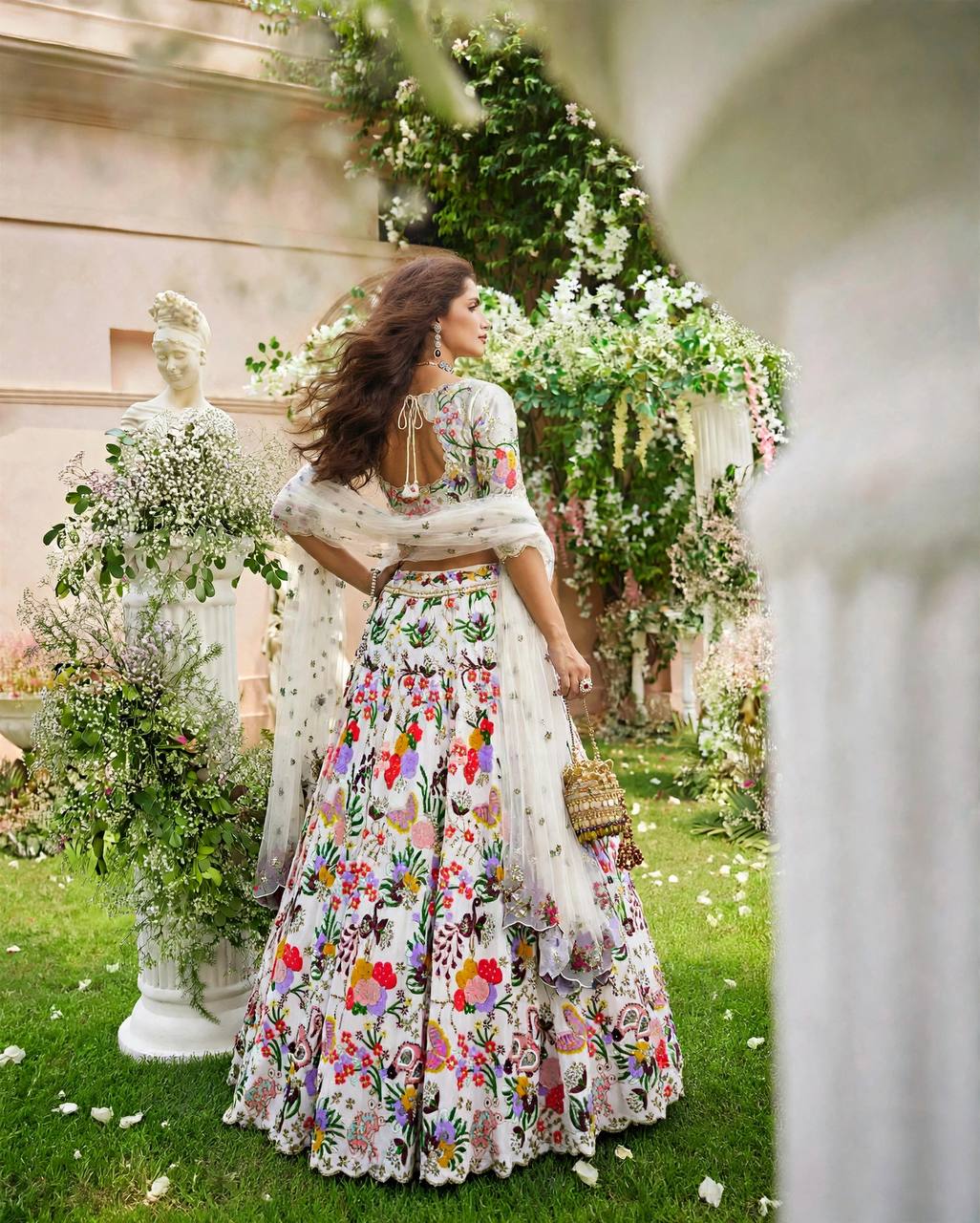 Premium Masti Silk Embroidered Flared Lehenga Choli Set