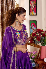 Purple Color Heavy Designer Lehenga Choli Buy Online