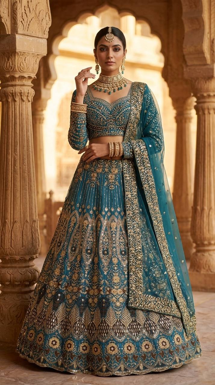 Gorgeous Soft Butterfly Embroidery Net Lehenga Choli