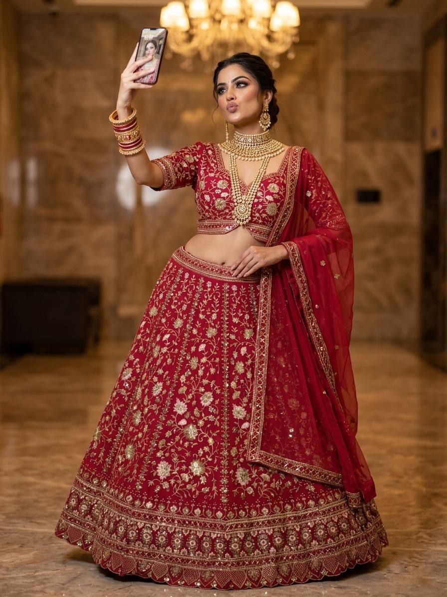 Designer Faux Georgette Lehenga Choli