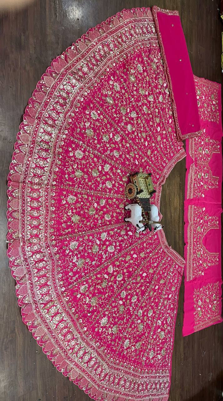 Designer Faux Georgette Lehenga Choli