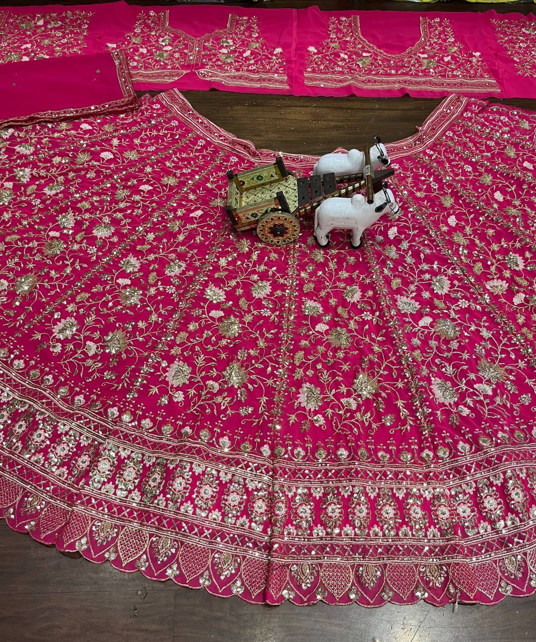 Designer Faux Georgette Lehenga Choli