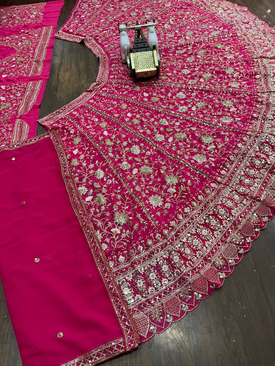 Designer Faux Georgette Lehenga Choli