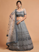 Buy Trendy Gray Lehenga Choli Online in India
