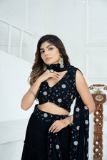 Black Color Lehenga Choli For Wedding Buy Now