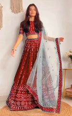 Buy Trendy Red Lehenga Choli Online in India - Joshindia