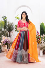 ElegantDesigner Faux Georgette Lehenga Choli