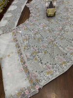 White Color Embroidered Designer Lehenga Choli