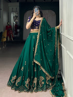 Premium Rangoli Silk Embroidery Designer Lehenga Choli