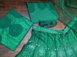 Green Color Premium Net Designer Lehenga Choli