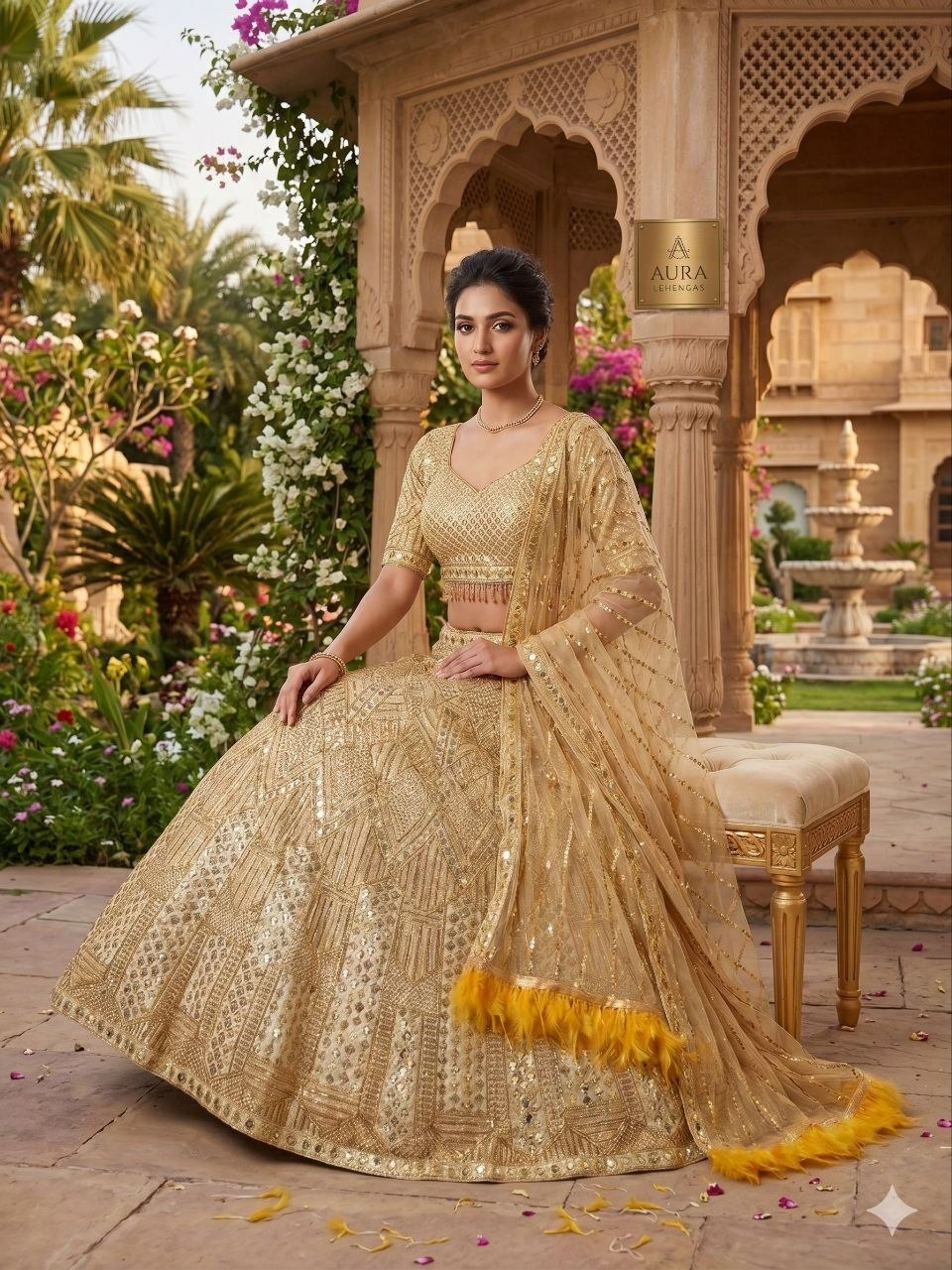 Premium Soft Net Designer Lehenga Choli