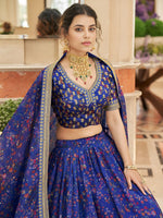 Premium OrganzaEmbroidery Lehenga Choli