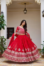 Buy Beautiful Cream Colored Lehenga Choli Online