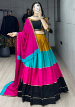 Traditional Rayon Cotton Lehenga Choli