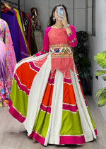 Beautiful Navratri Designer Rayon Cotton Lehenga Choli
