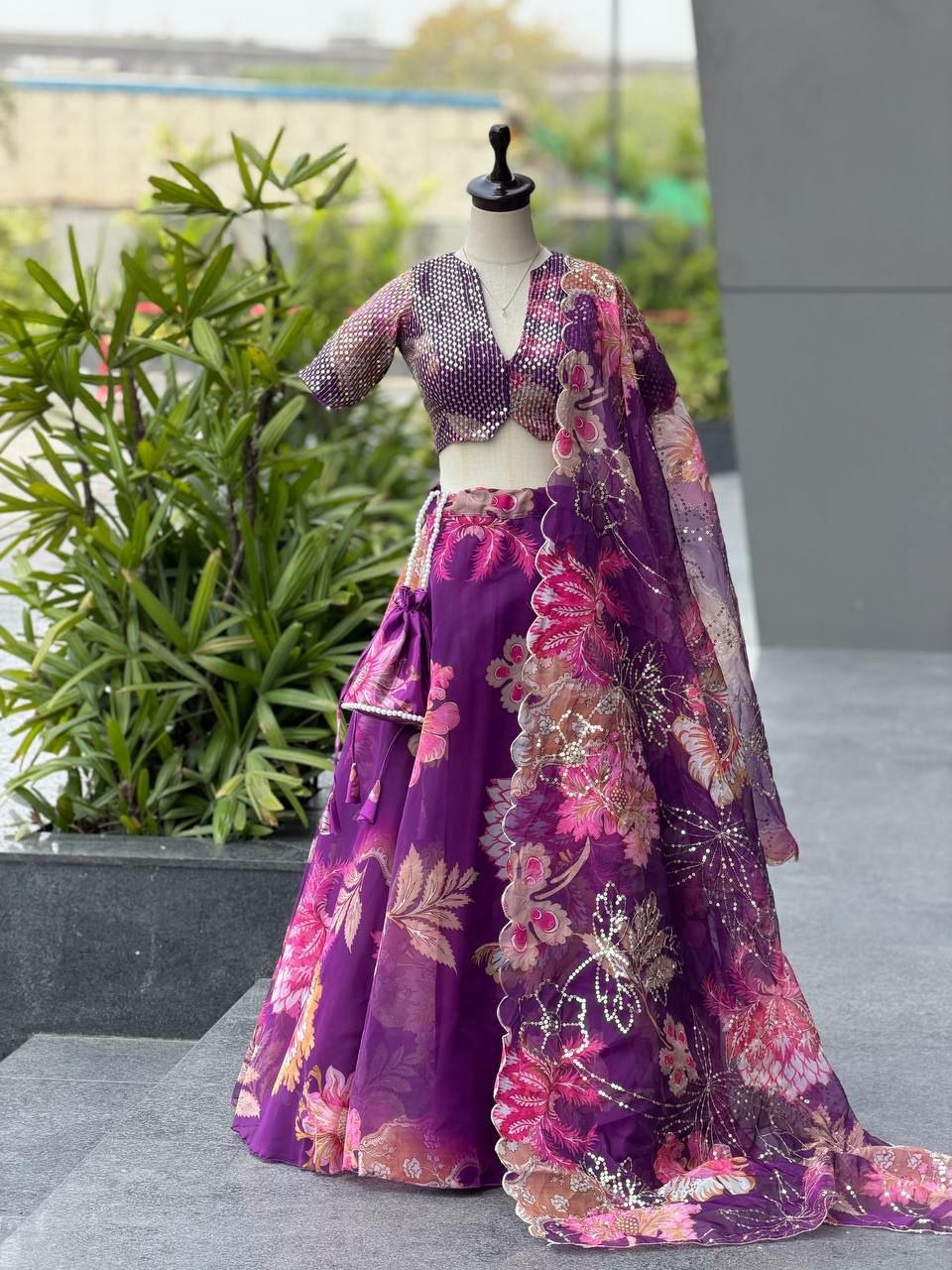 LAUNCHING YELLOW BRIDAL WEAR GEORGETTE HEAVY SEQUENCE WORK LEHENGAS