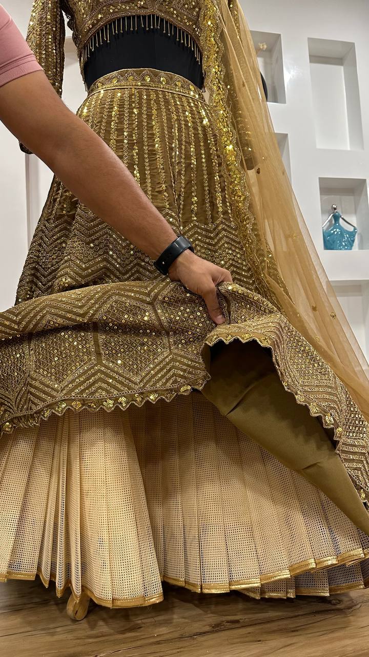 Silk Georgette Designer Lehenga choli